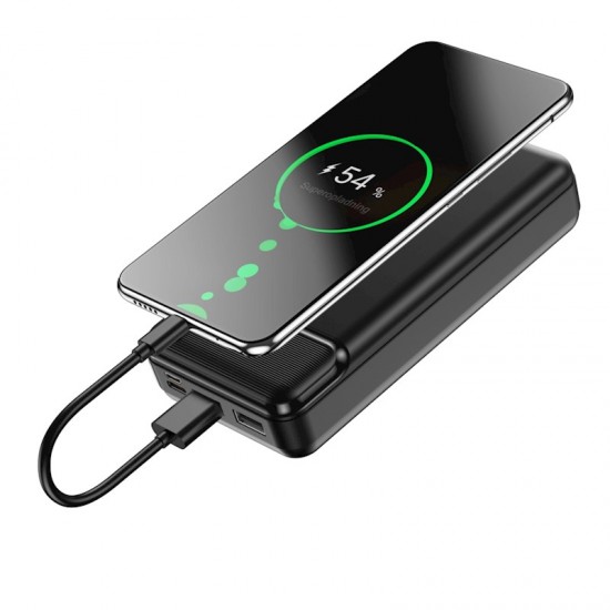 Power Bank Maxlife MXPB-02 PD QC 20W 20000mAh – Μαύρο Power Bank Maxlife MXPB-02 PD QC 20W 20000mAh – Μαύρο