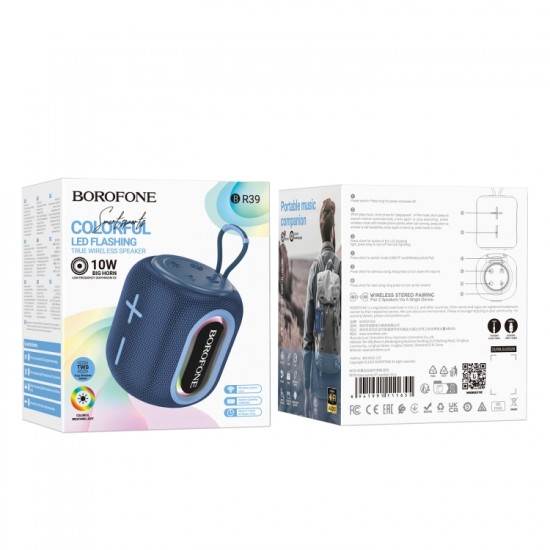 Borofone Smart Sports Bluetooth Ηχείο – Μπλε Borofone Smart Sports Bluetooth Ηχείο – Μπλε