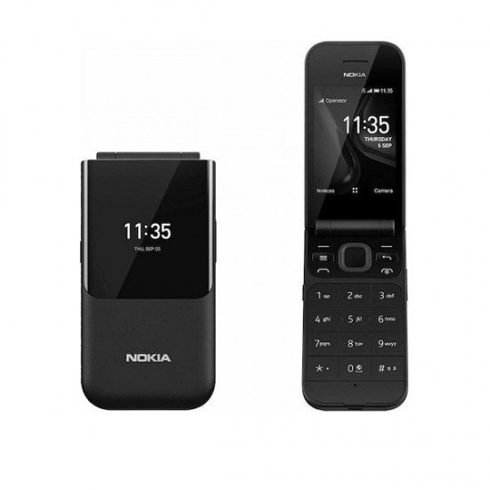 Nokia 2720 Flip Κινητό Τηλέφωνο Dual SIM με Πλήκτρα - Ocean Black