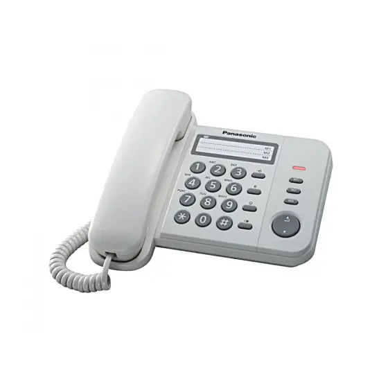Σταθερό Ψηφιακό Τηλέφωνο Panasonic KX-TS520EX2W - Λευκό