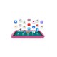 BLACKVIEW Παιδικό Tablet Octa-Core 10.1″ 4GB+128GB Android 15 Wi-Fi 6 – Μπλε / Ροζ
