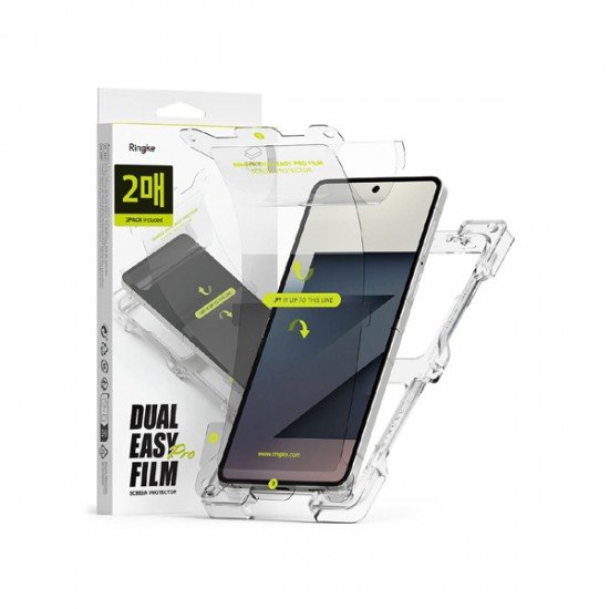 Ringke Dual Easy Pro Film (2 Pack) για Samsung Galaxy Z Flip7 – Clear
