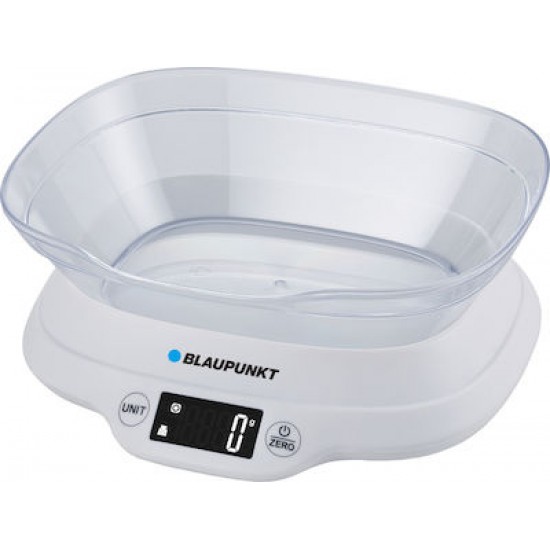 Blaupunkt FKS501 Ψηφιακή Ζυγαριά Κουζίνας 1gr/5kg Λευκή