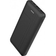 Hoco J48 Nimble Power Bank 10000mAh με 2 Θύρες USB-A Μαύρο