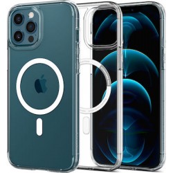 Spigen Ultra Hybrid Mag Back Cover Πλαστικό / Σιλικόνης Λευκό-Διάφανο (iPhone 14 Pro Max)