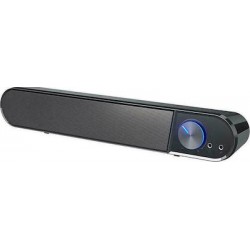 T-Wolf S7 Ασύρματα Ηχεία Υπολογιστή 2.0 με usb σε Μαύρο Χρώμα