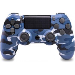 Doubleshock Ασύρματο Gamepad για PS4 Camouflage Blue 184204
