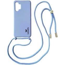 Leewello Liquid Soft Back Cover με Λουράκι Λιλά (Galaxy A22 4G)