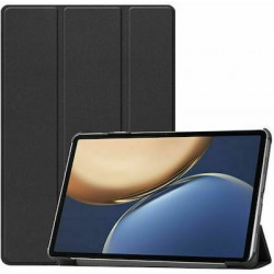 Trifold Flip Cover Δερματίνης Μαύρο (Galaxy Tab A8)