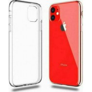 Θήκη Σιλικόνης για IPHONE 11 MATTE Σιλικόνης - Διάφανο